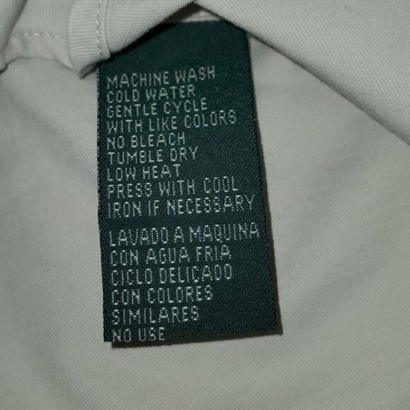 Lauren Ralph Lauren Embroidered Hiking Fisherman Casual Button Down Sz M Shirt - Picture 10 of 12